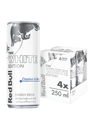 Red Bull Coconut & Berry White Edition Energy Drink, 4 x 250ml