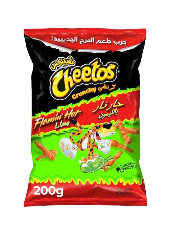 

Cheetos Flamingo Hot Lime Crunchy Chips, 200g