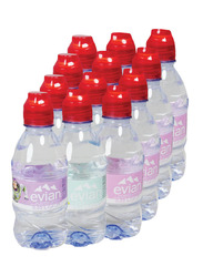Evian Kids Mineral Water, 12 Bottles x 330ml