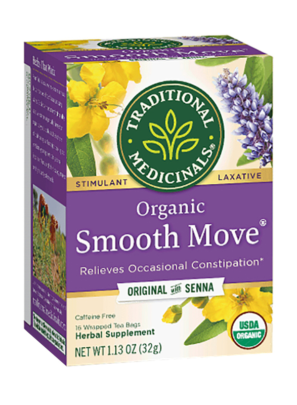 

Traditional Medicinals Organic Smooth Move Herbal Tea, 16 Tea Bags