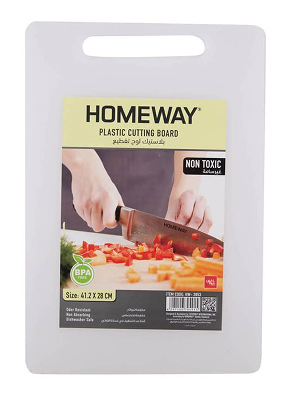 

Homeway Cutting Board, 41.2 x 28 x 0.9cm, White