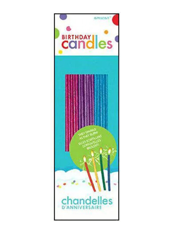 

Amscan Sparkling Candle Set, 18 Pieces, Assorted Colours
