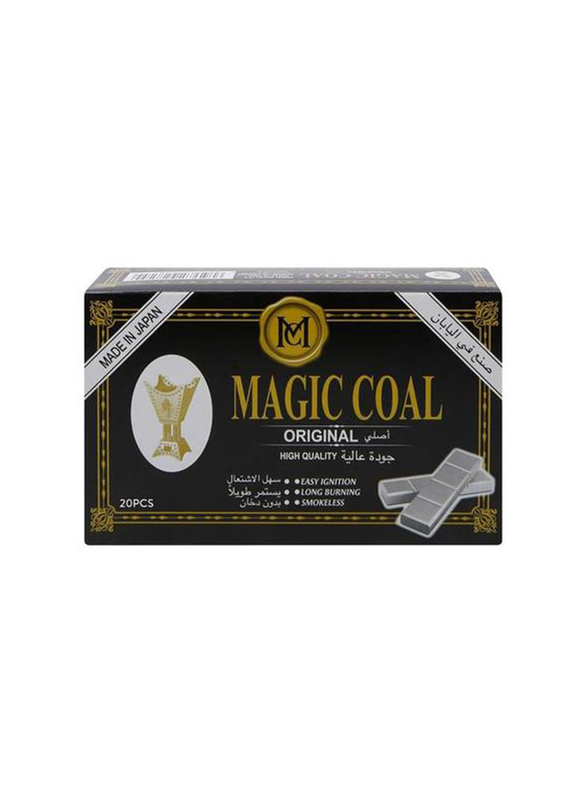 

Magic Coal Original Coal, 20 Piece, Silver