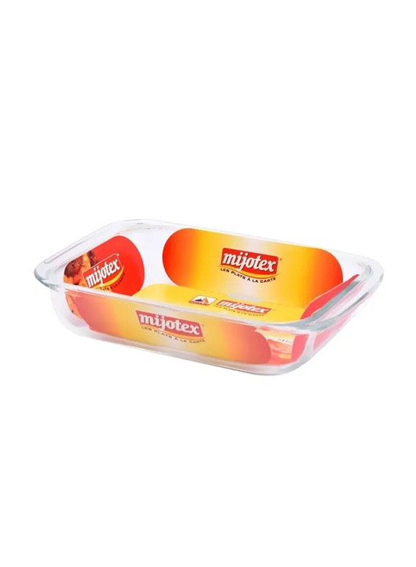 

Mijotex 0.7L Glass Rectangle Baking Dish, Clear