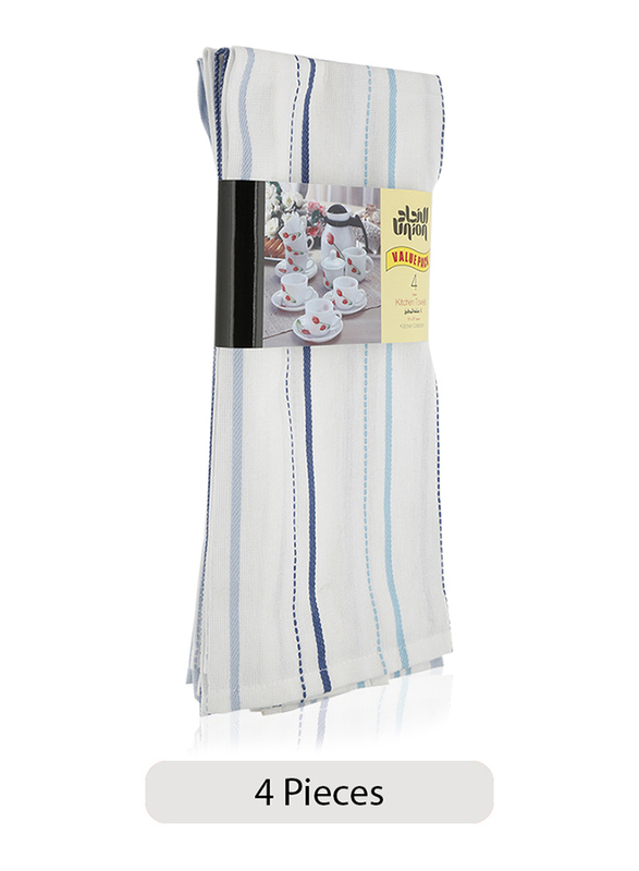 Union Cotton Kitchen Towels, 4 Pieces, 18 x 26 inch