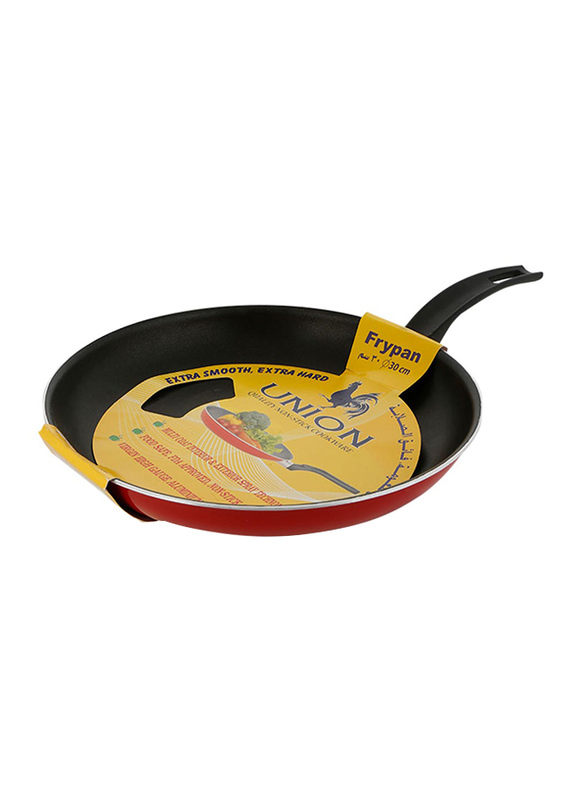 

Union 30cm Heavy Gauge Aluminium Non-Stick Round Frypan, Red