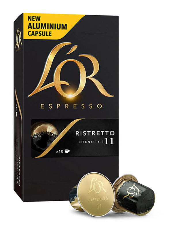 

Lor L'Or Jacobs Coffee Capsules Ristretto, 10 Capsules x 52g