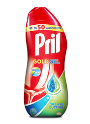 Pril All in 1 Grease Cutting Dishwasher Gold Gel, 1 Liter