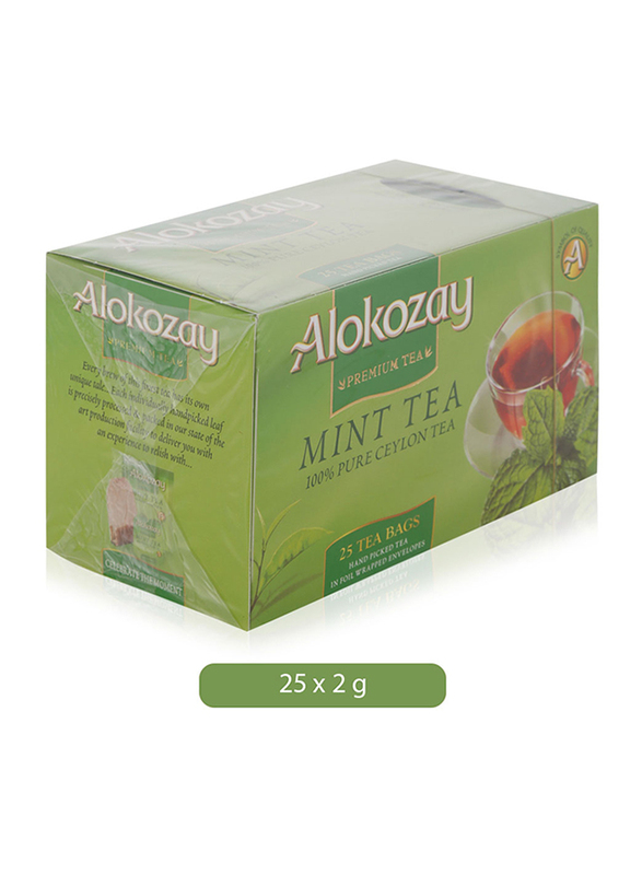 Alokozay Mint Tea, 25 Tea Bags x 2g