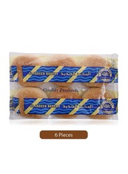 Al Jadeed Hamburger Seeded Bun, 6 Pieces
