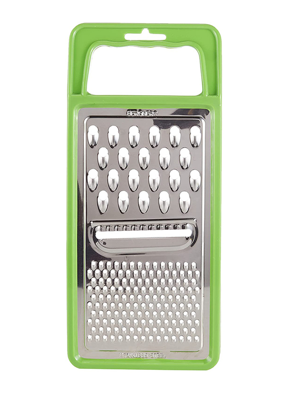 

Bergner 25cm Culinar Stainless Steel Flat Grater, Green