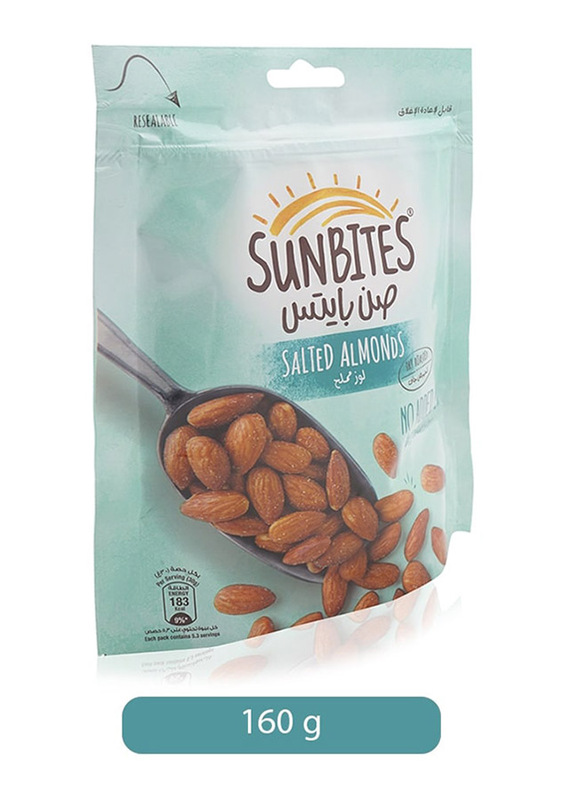 

Sunbites Salted Almonds, 160g