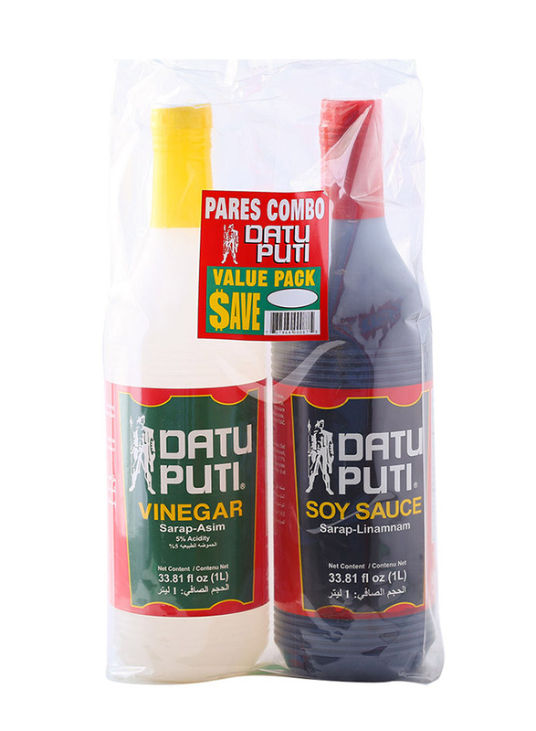 

Datu Puti Soy Sauce & Vinegar Combo Pack, 2 x 1 Liter