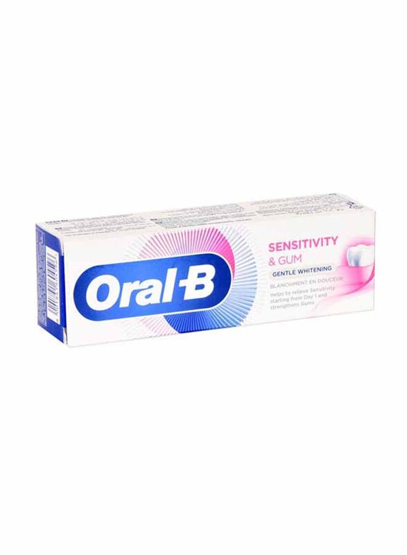 

Oral B Sensitivity And Gum Gentle Whitening Original Toothpaste, 75ml