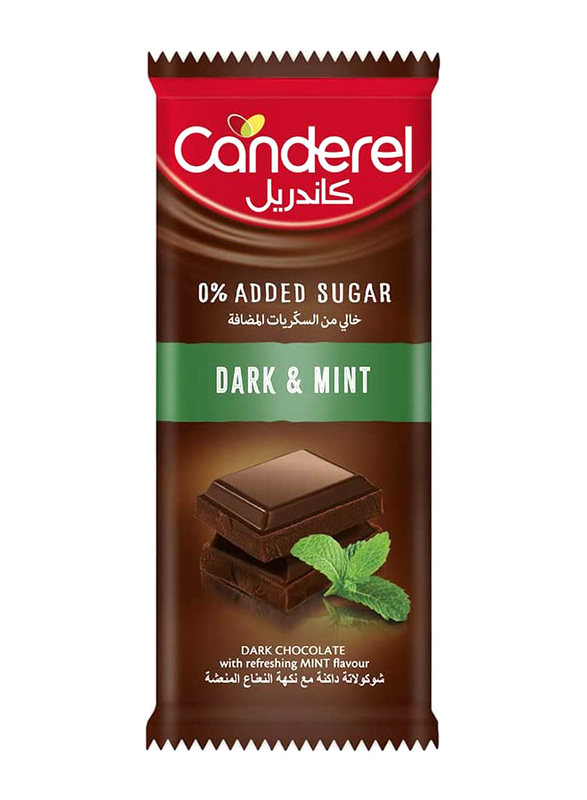 

Canderel Dark & Mint Chocolate Bar, 100g
