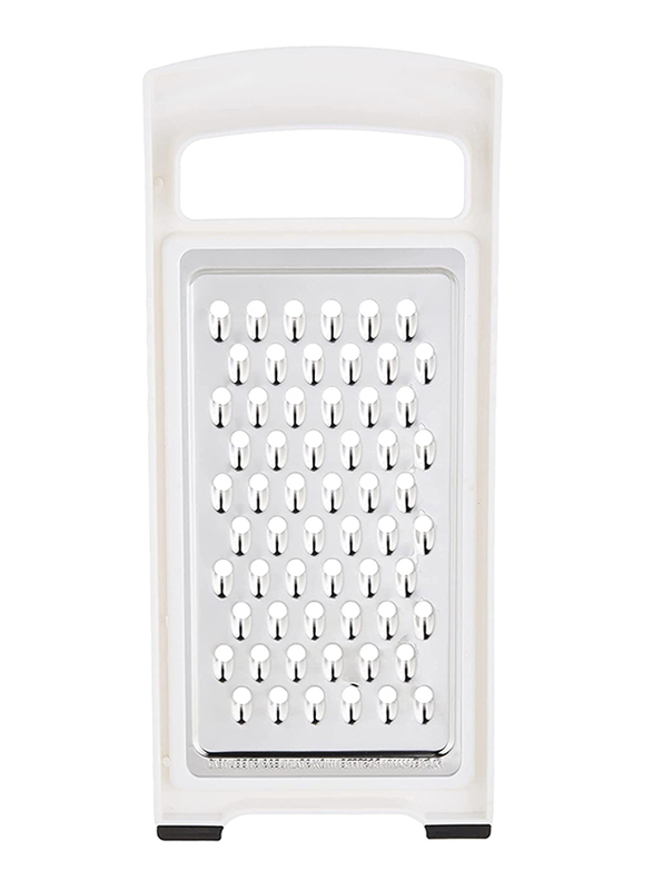 

Fackelmann Arcadalina Stainless Steel Vegetable Grater, Silver/White
