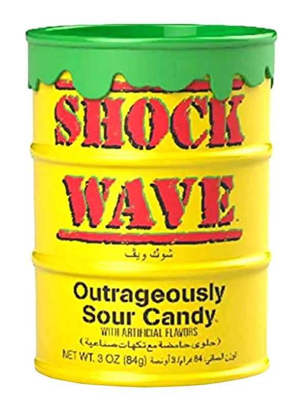 

Shock Wave Outrageously Sour Candy with Artificial Flavours, 84g