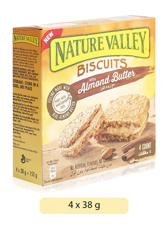 

Nature Valley Almond Butter Biscuits, 4 x 38g