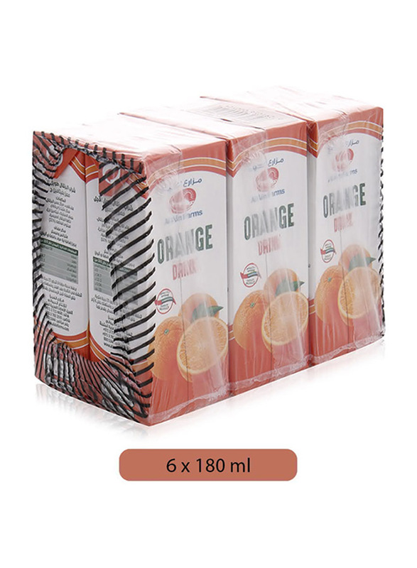 

Al Ain Orange Juice Drink, 6 x 180ml