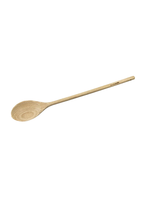 

Fackelmann 35cm Wood Beech Oval Spoon, Brown