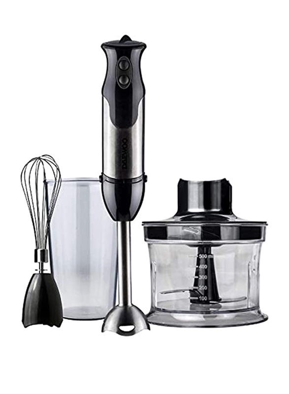 

Daewoo Hand Blender Set, 600W, DHB-658S, Black/Clear