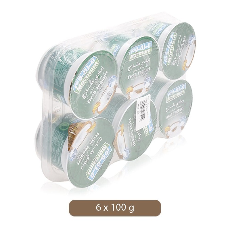 

Marmum Fresh Yoghurt, 6 x 100 grams