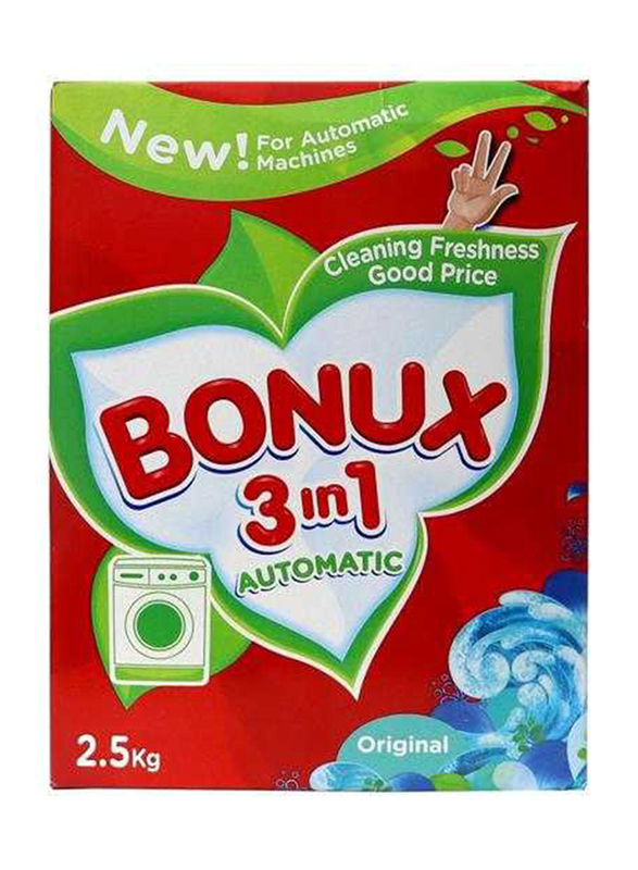 

Bonux 3 in 1 Original Automatic Detergent Powder, 2.5Kg