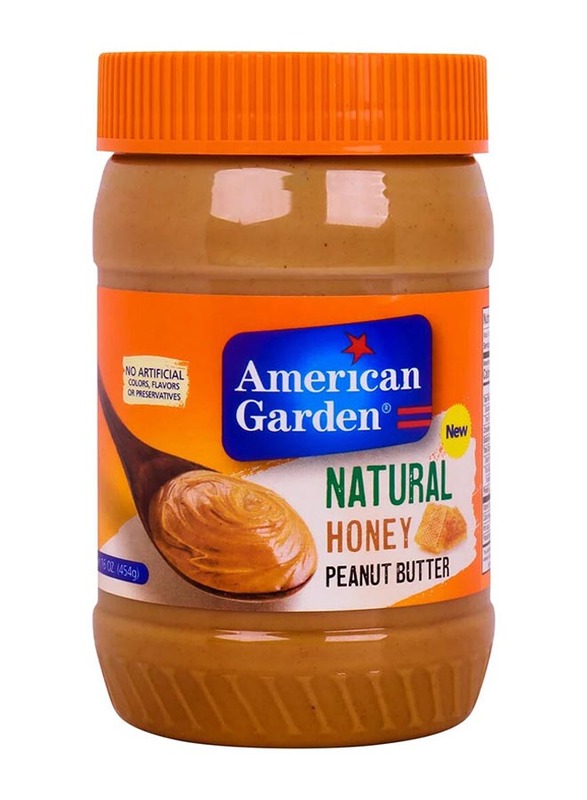 

American Garden Natural Peanut Butter Honey, 454gm