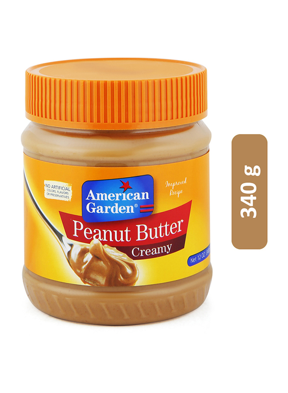 

American Garden Creamy Peanut Butter, 340 g