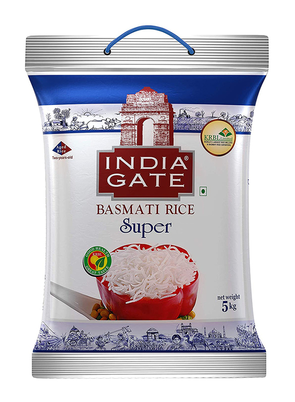 

India Gate Super Basmati Rice, 5 Kg