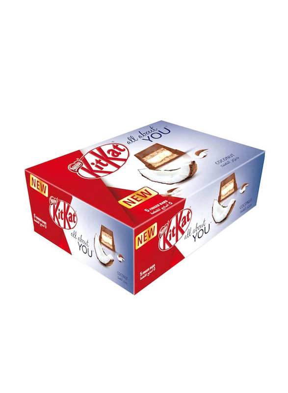 

Nestle KitKat Senses 5 Fingers Coconut, 12 Pieces x 40g