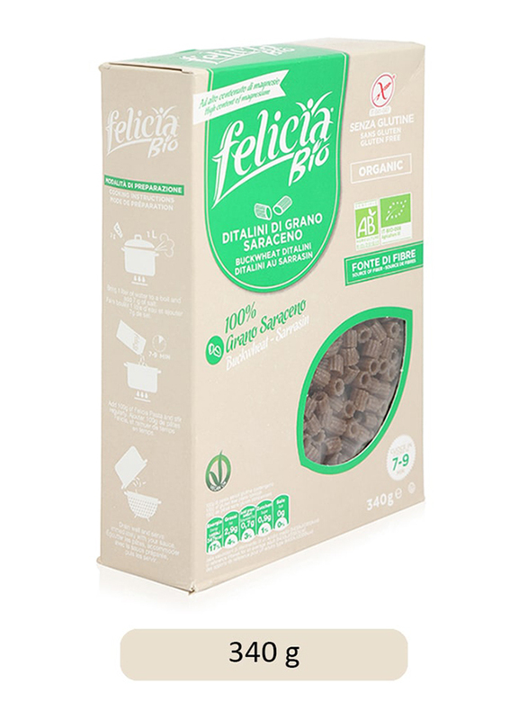 

Felicia Bio Buckwheat Ditalini Pasta, 340g