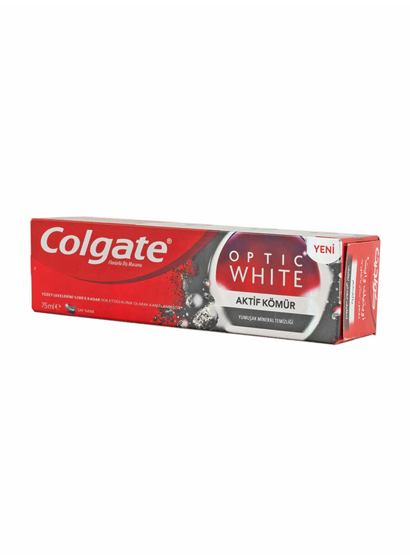 

Colgate Optical White Activated Charcoal Whitening Toothpaste, 75ml