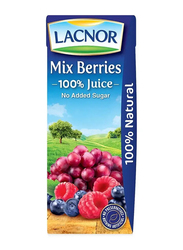 Lacnor Long Life Mix Berry No Sugar - 8 x 180ml