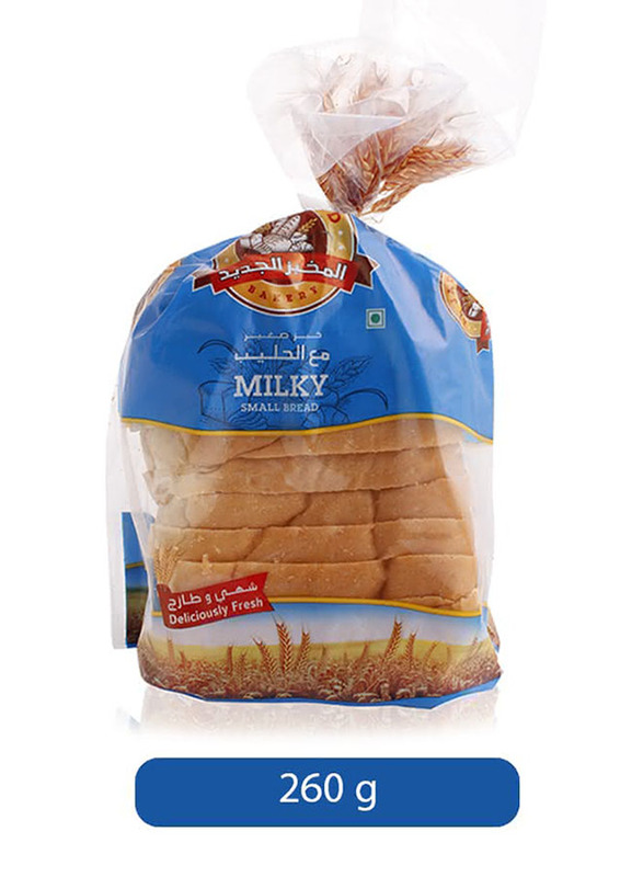 

Al Jadeed Milky Sliced Bread, Small, 260g