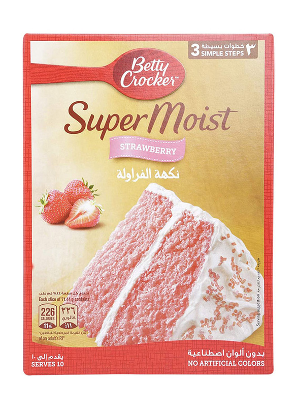 

Betty Crocker Super Moist Strawberry Cake, 400g
