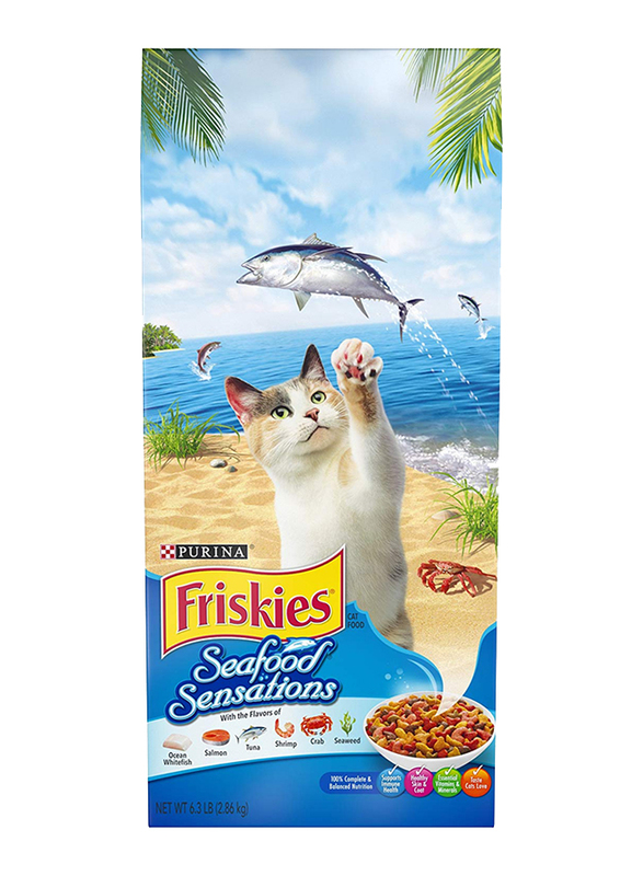 

Purina Friskies Seafood Sensations Dry Cat Food, 2.86 Kg