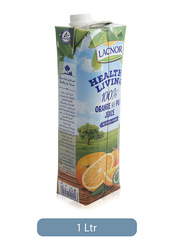 Lacnor Healthy Living Orange with Pulp Juice Drink, 1 Liter