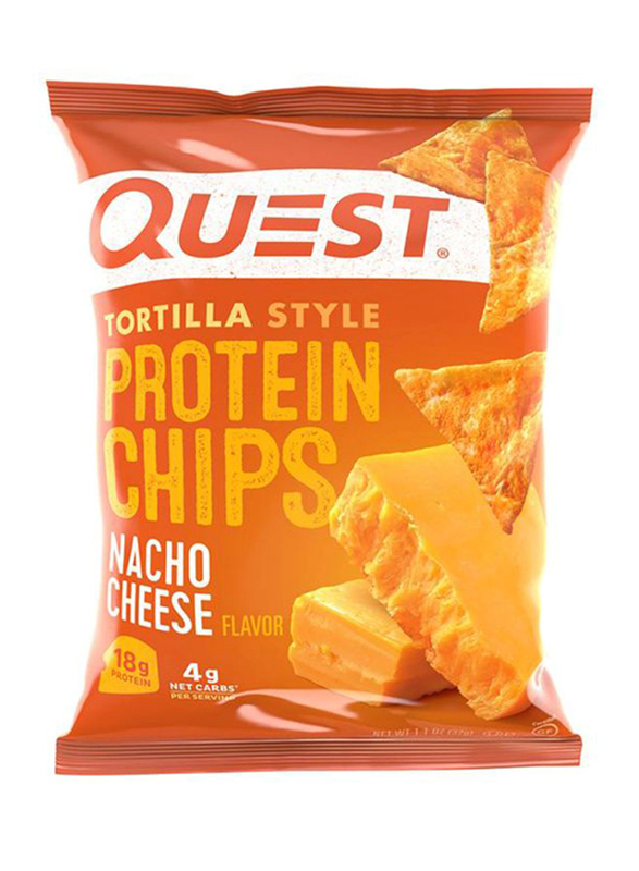 

Quest Tortilla Nacho Cheese Flavor Protein Chips, 32g