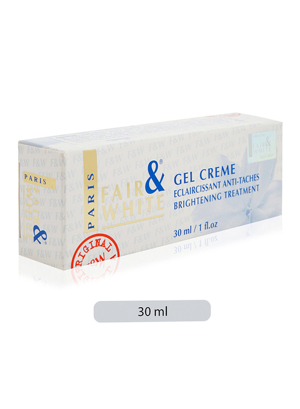 Fair & White Brightening Treatment Gel Creme, 30ml