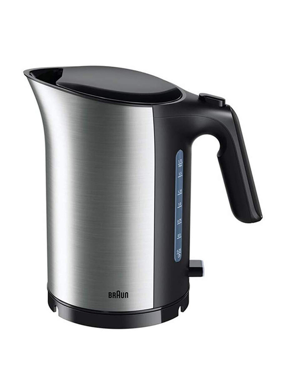 

Braun 1.7L Steel Kettle, 3000W, Wk5110, Black