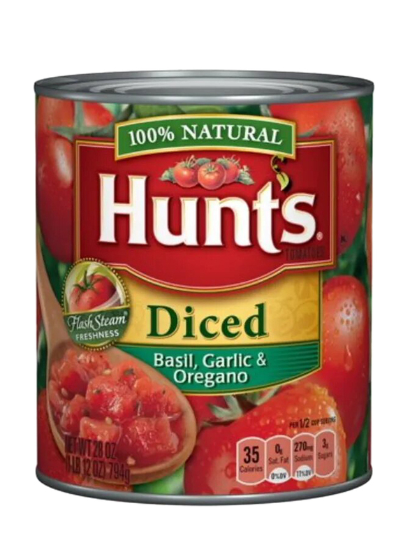 

Hunt's Diced Tomatoes Basil Herb