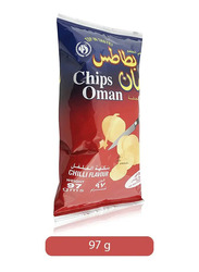 Oman Chilli Flavour Potato Chips - 97g