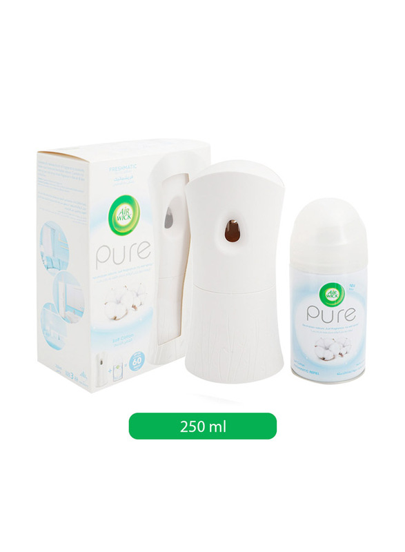 Air Wick Pure Soft Cotton Freshmatic Auto Spray Air Freshener, 1 Piece, 250ml