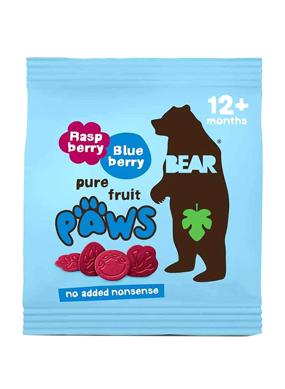 

Bear Paws Raspberry & Blueberry, 5 x 20g