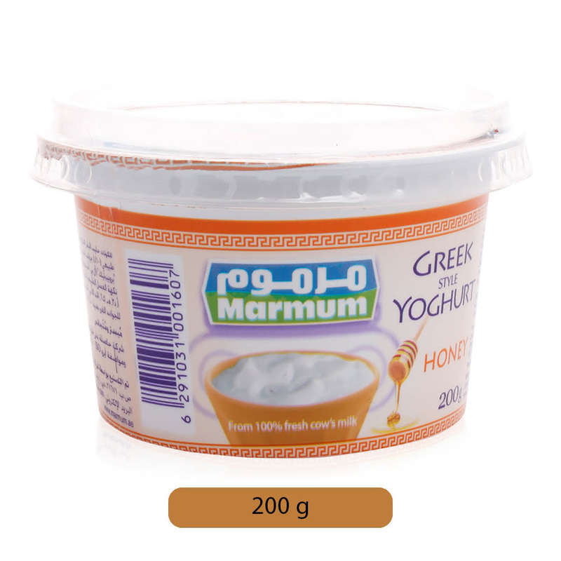 

Marmum Honey Flavored Greek Style Yoghurt, 200 g