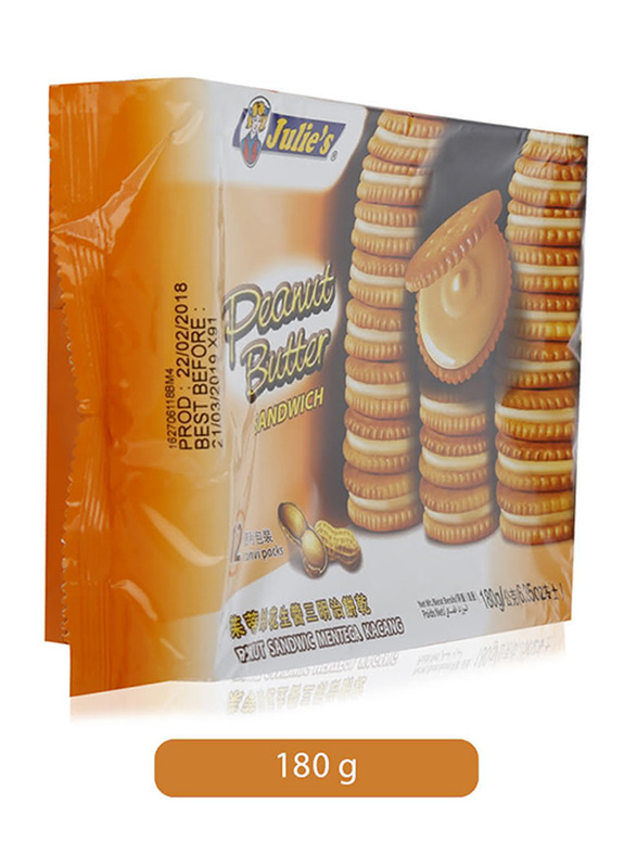 

Julie's Peanut Butter Sandwich Biscuits, 180g