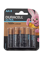 Duracell AA8 Ultra Battery, 8 Pieces, Multicolour