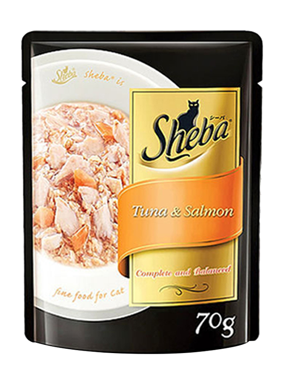 

Sheba Tuna and Salmon Wet Cat Food, 70 grams