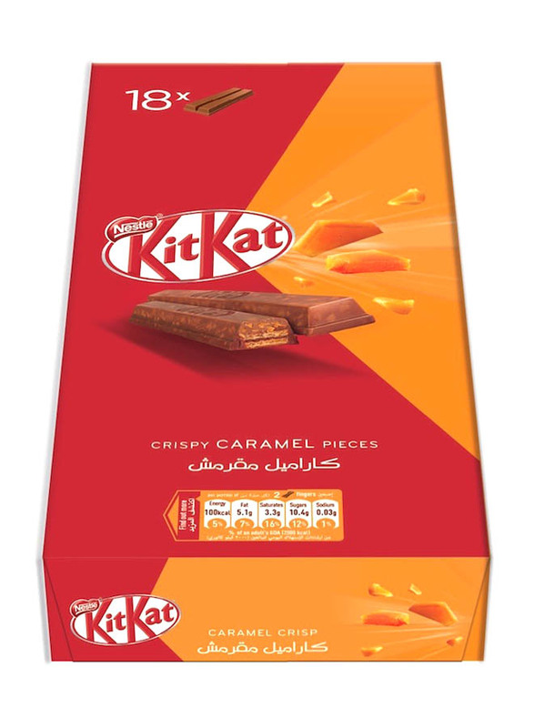 

Nestle Kitkat 2 Finger Caramel Crisp Bar, 1 Piece x 18 x 23g